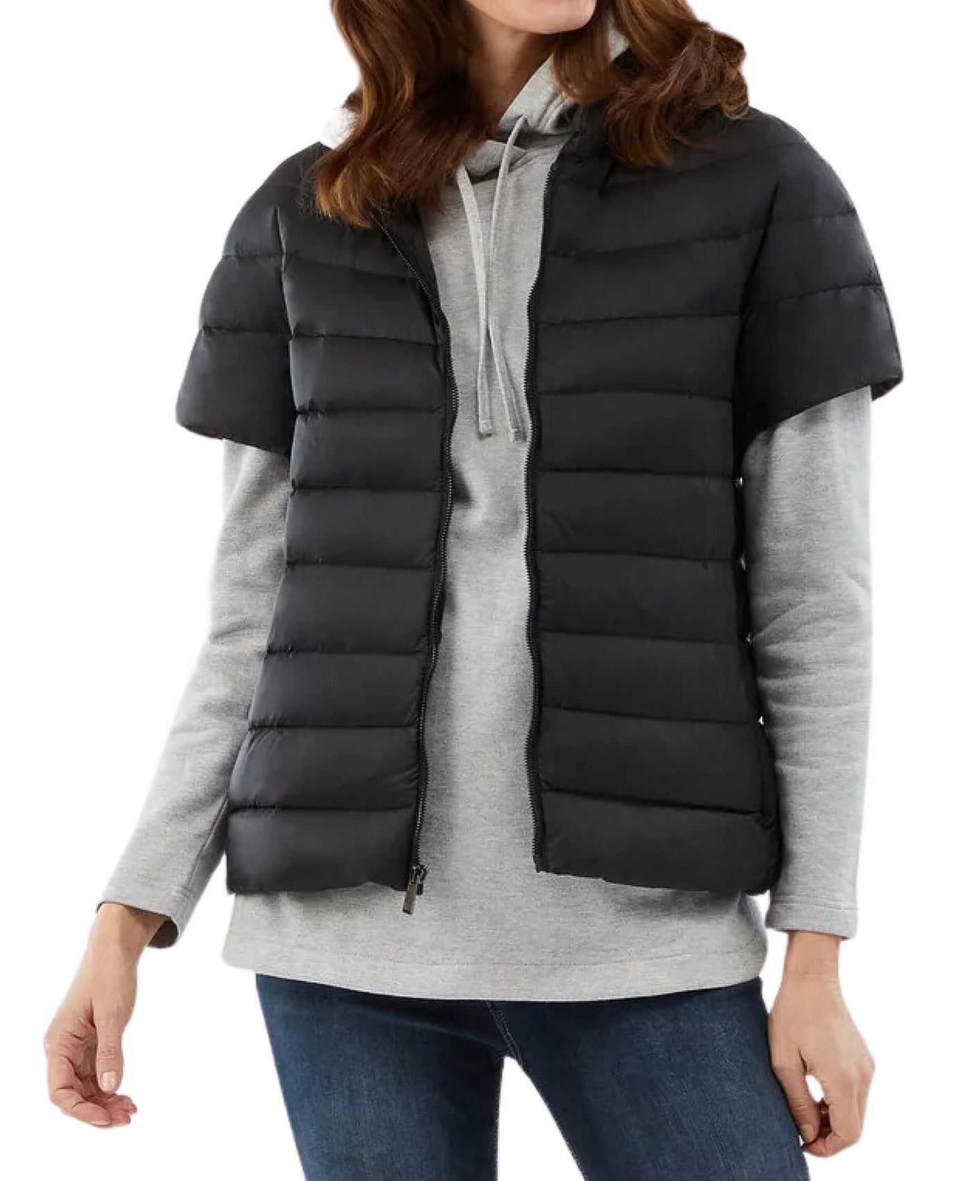 Short Sleeve Puffer Vest FOX S Online