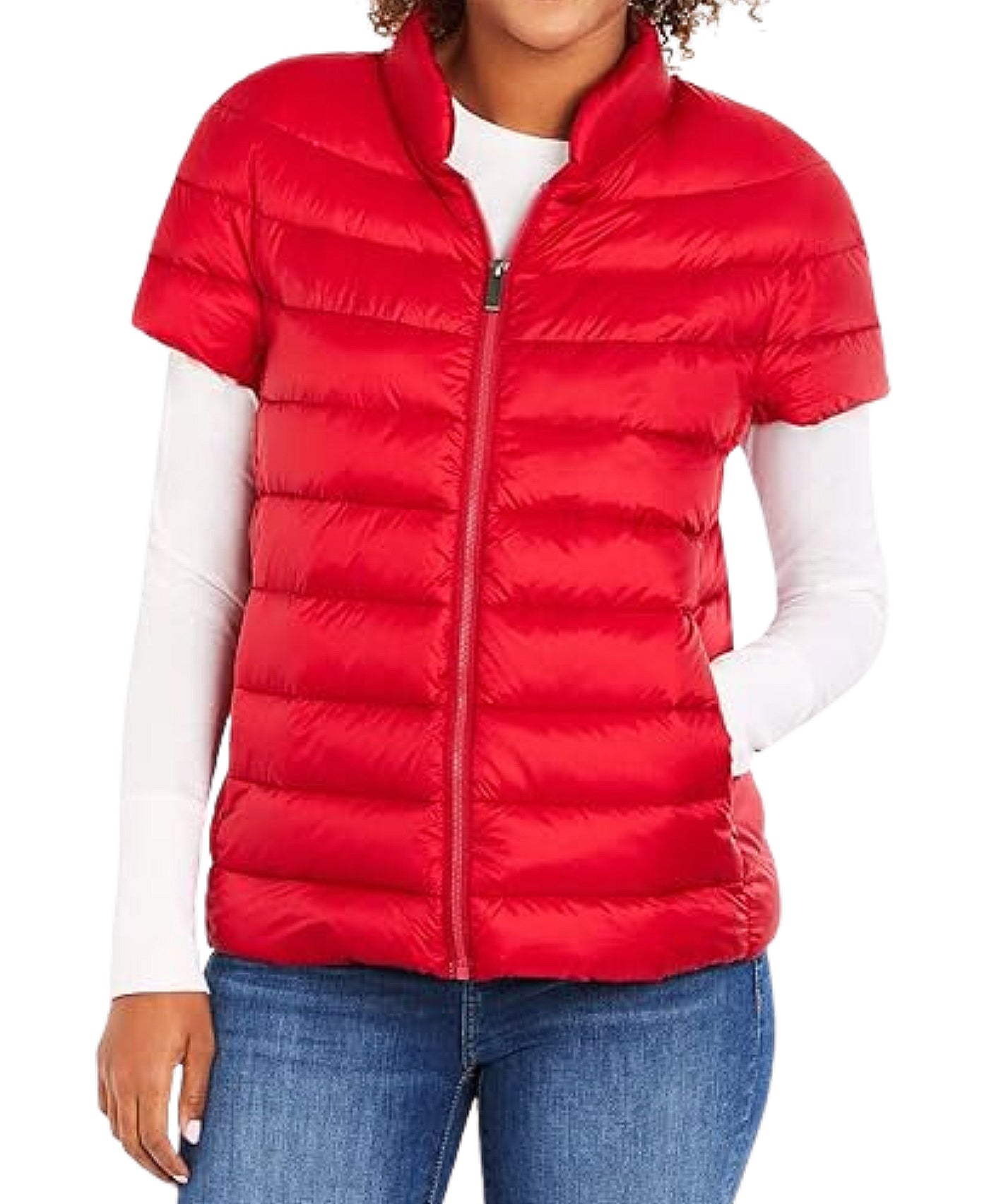 Short Sleeve Puffer Vest view 1