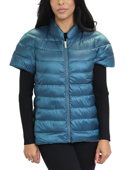 Short Sleeve Puffer Vest view 1