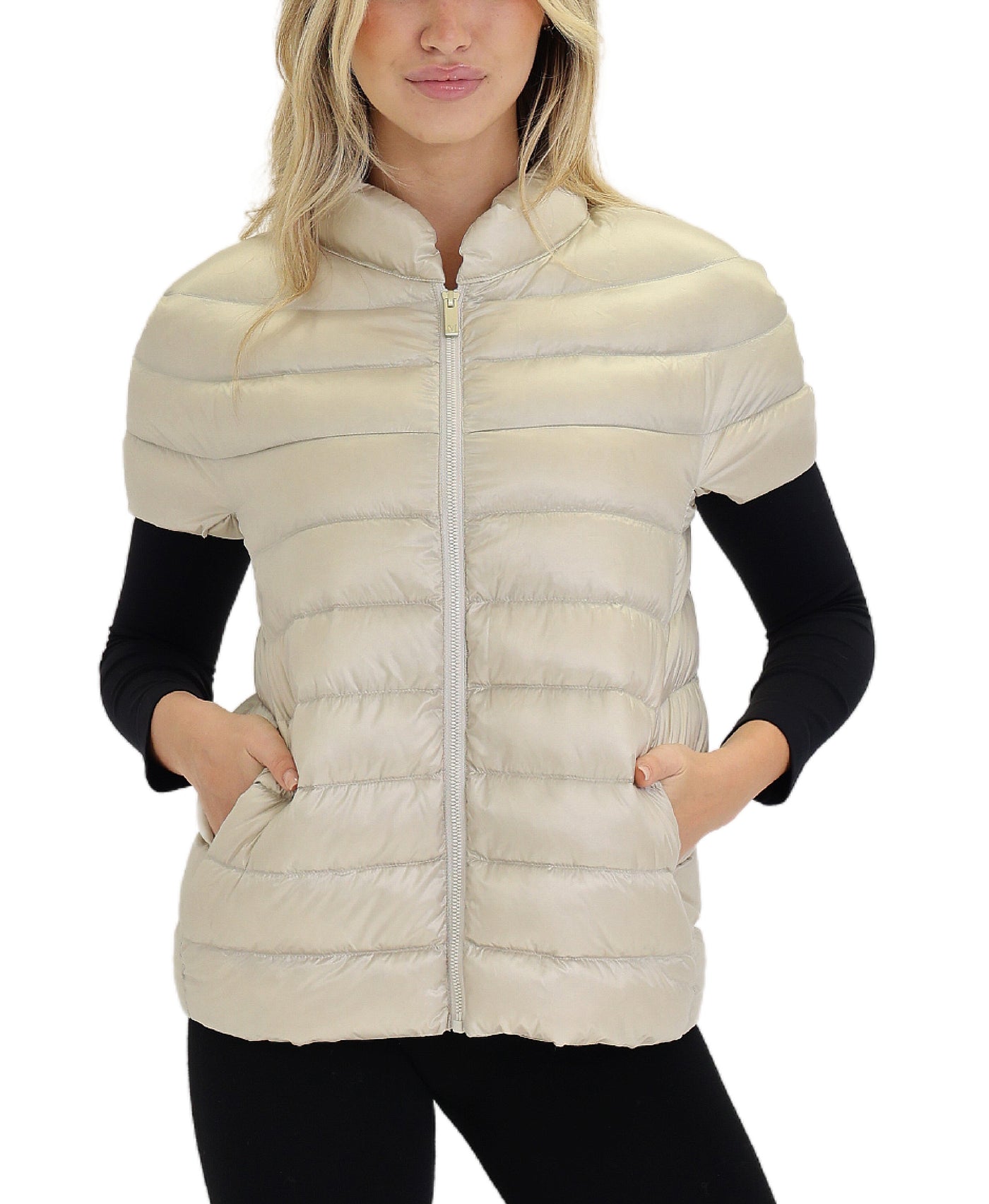 Short Sleeve Puffer Vest view 1