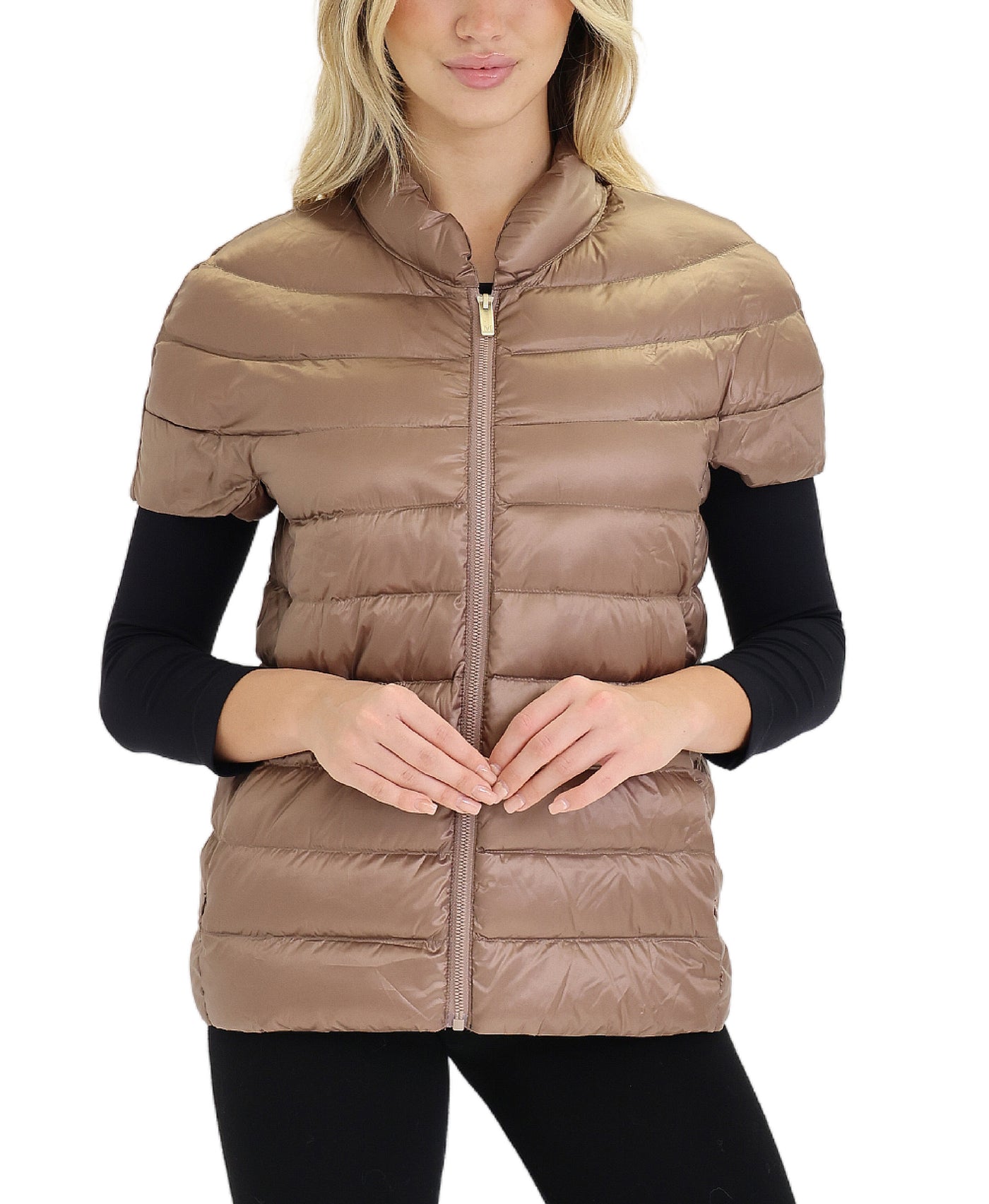 Short Sleeve Puffer Vest view 1