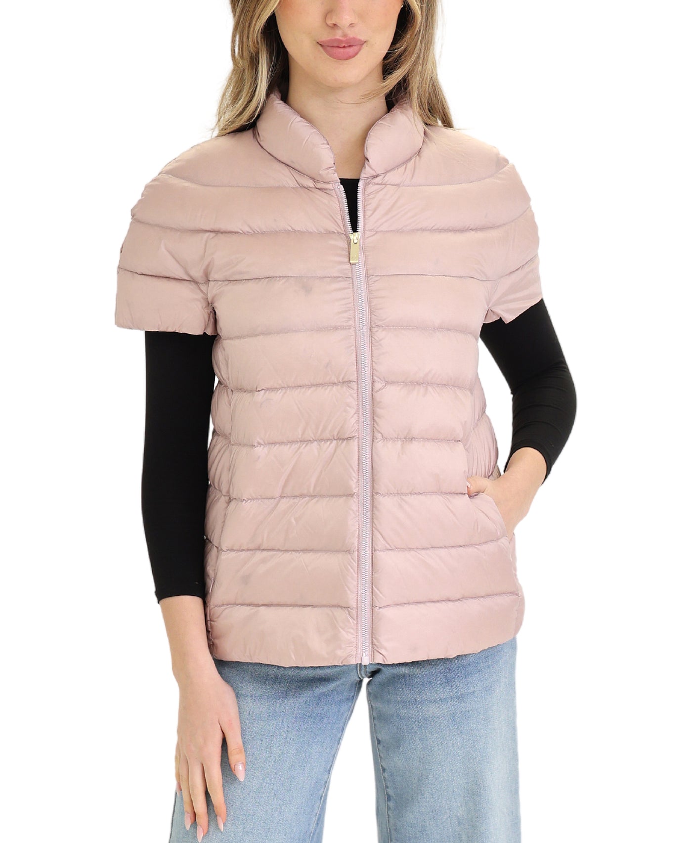 Short Sleeve Puffer Vest view 1