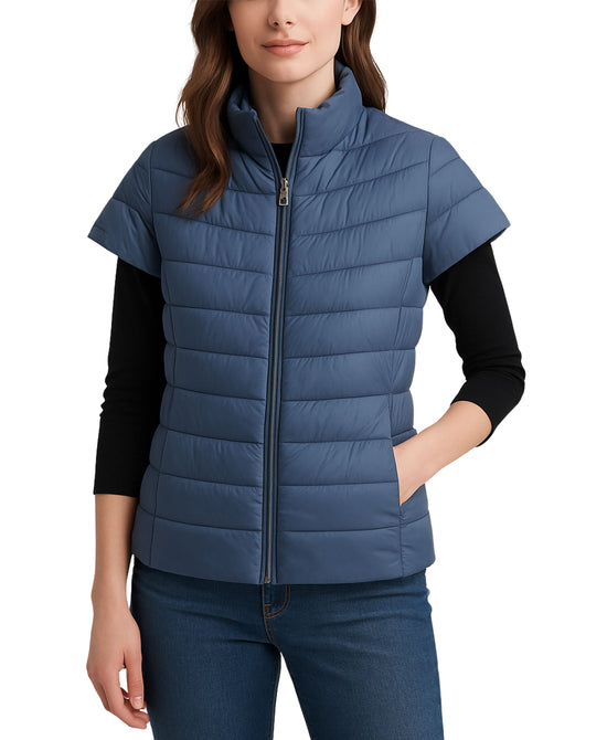 Short Sleeve Puffer Vest view 