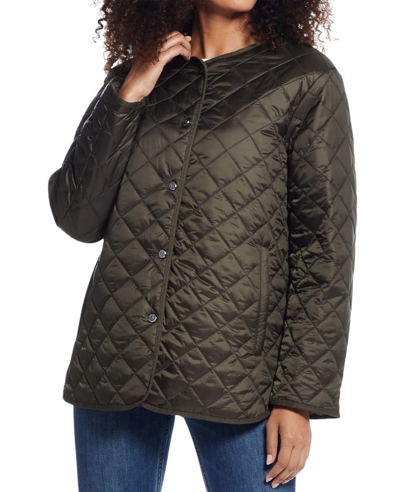 Diamond Quilted Barn Jacket view 1