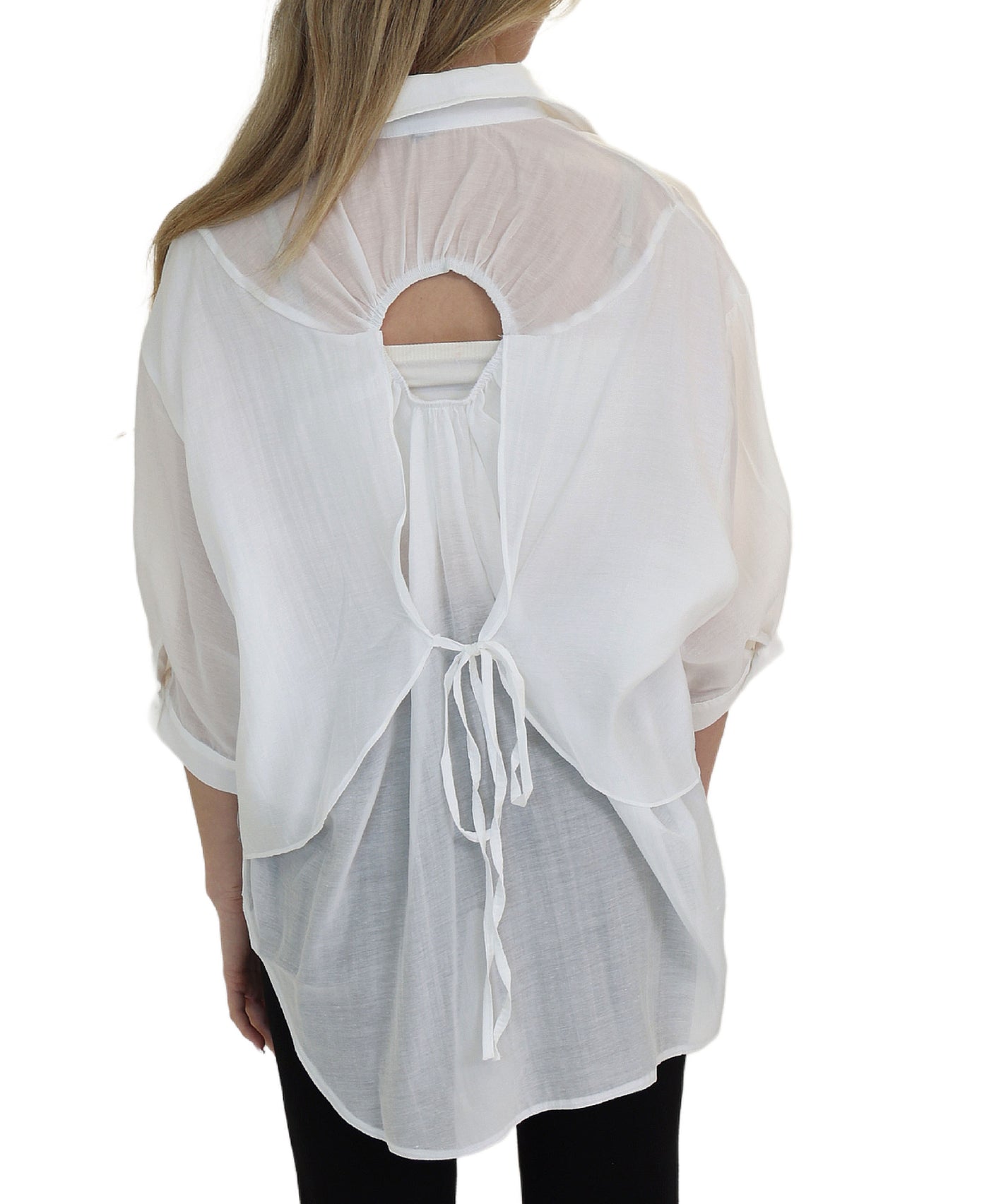 Blouse w/ Tie Back view 2