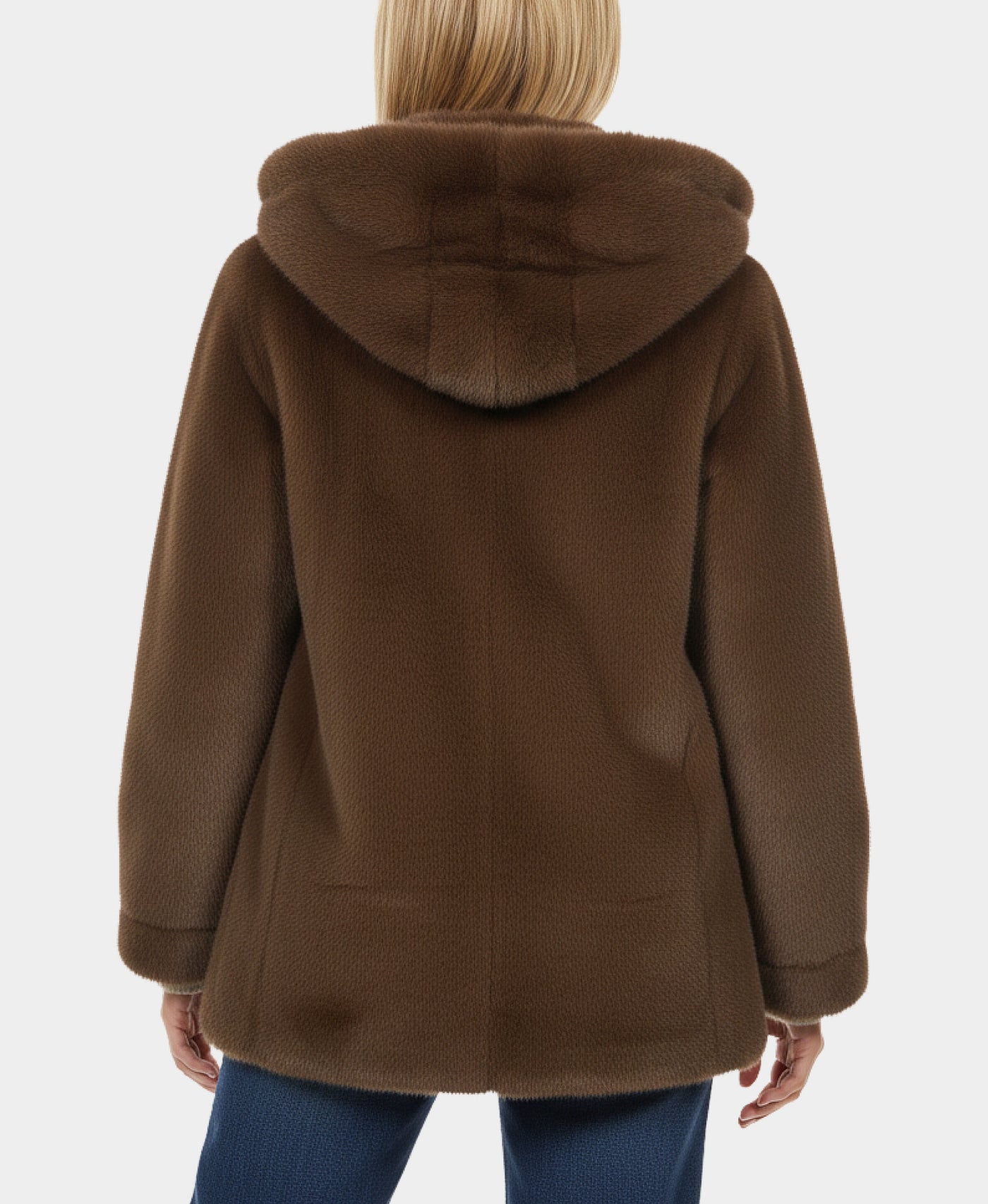 Faux Fur Hooded Jacket view 2