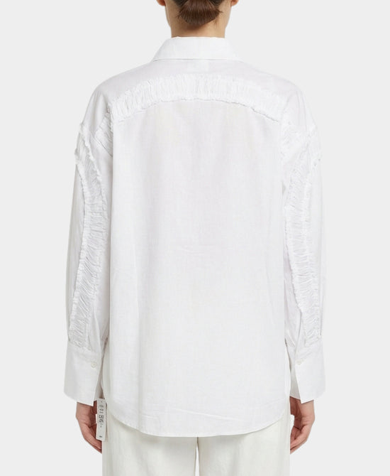 Blouse w/ Mesh Trim view 2