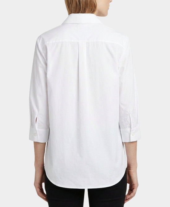 Blouse w/ Mesh & Stud Trim view 2