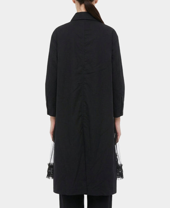 Tunic Blouse w/ Mesh & Stud Trim view 2