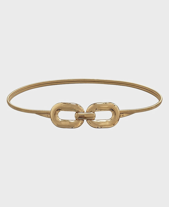 
Double Link Buckle Belt in GOLD view 2