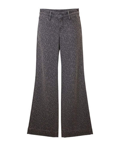 Leopard Print Flare Jeans image 2