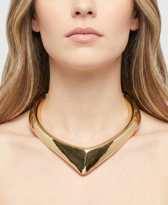 
Collar Statement Choker in GOLD view 1