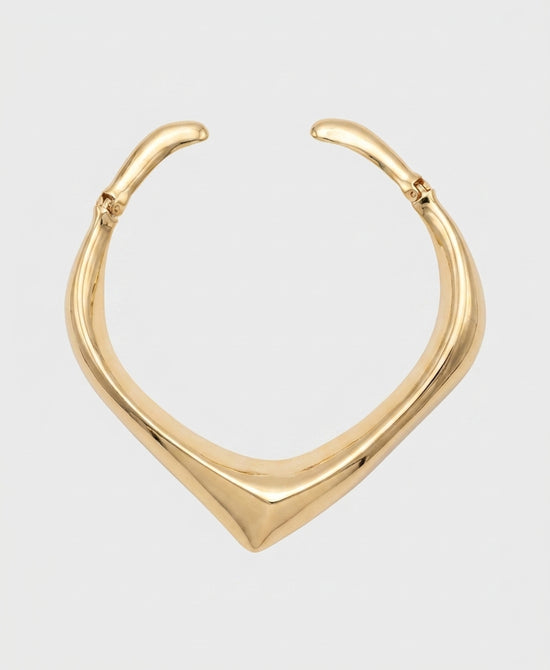 
Collar Statement Choker in GOLD view 2
