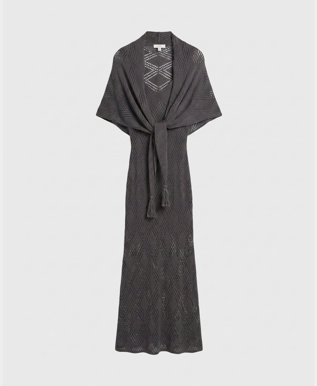Knit Maxi Dress w/ Shawl- 2 Pc Set – FOX'S - Online