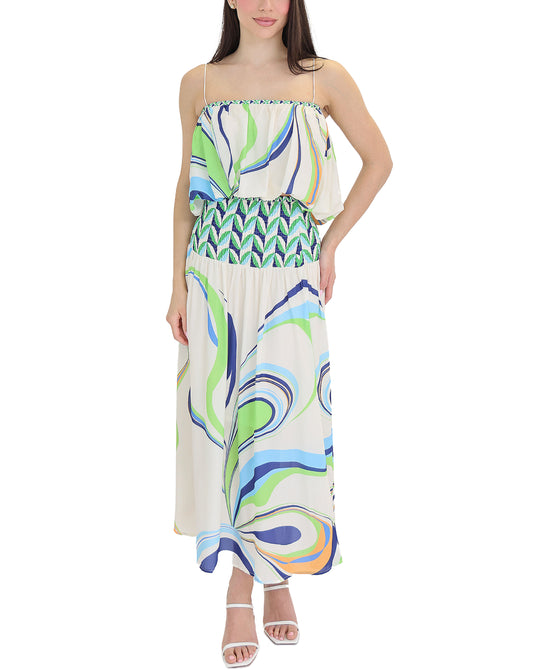 Printed Top & Maxi Skirt Set - 2 Pc Set view 