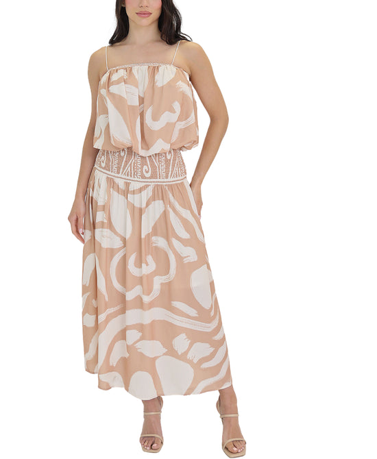 Printed Top & Maxi Skirt Set - 2 Pc Set view 