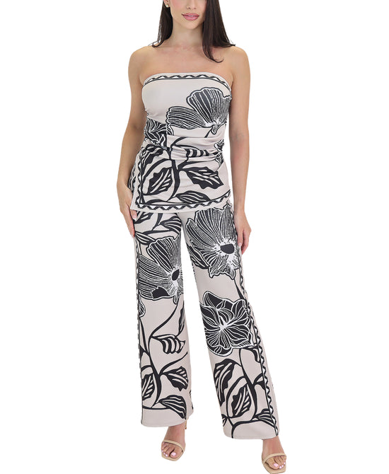 Printed Blouse & Pant Set - 2 Pc Set view 