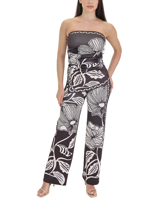 Printed Blouse & Pant Set - 2 Pc Set view 