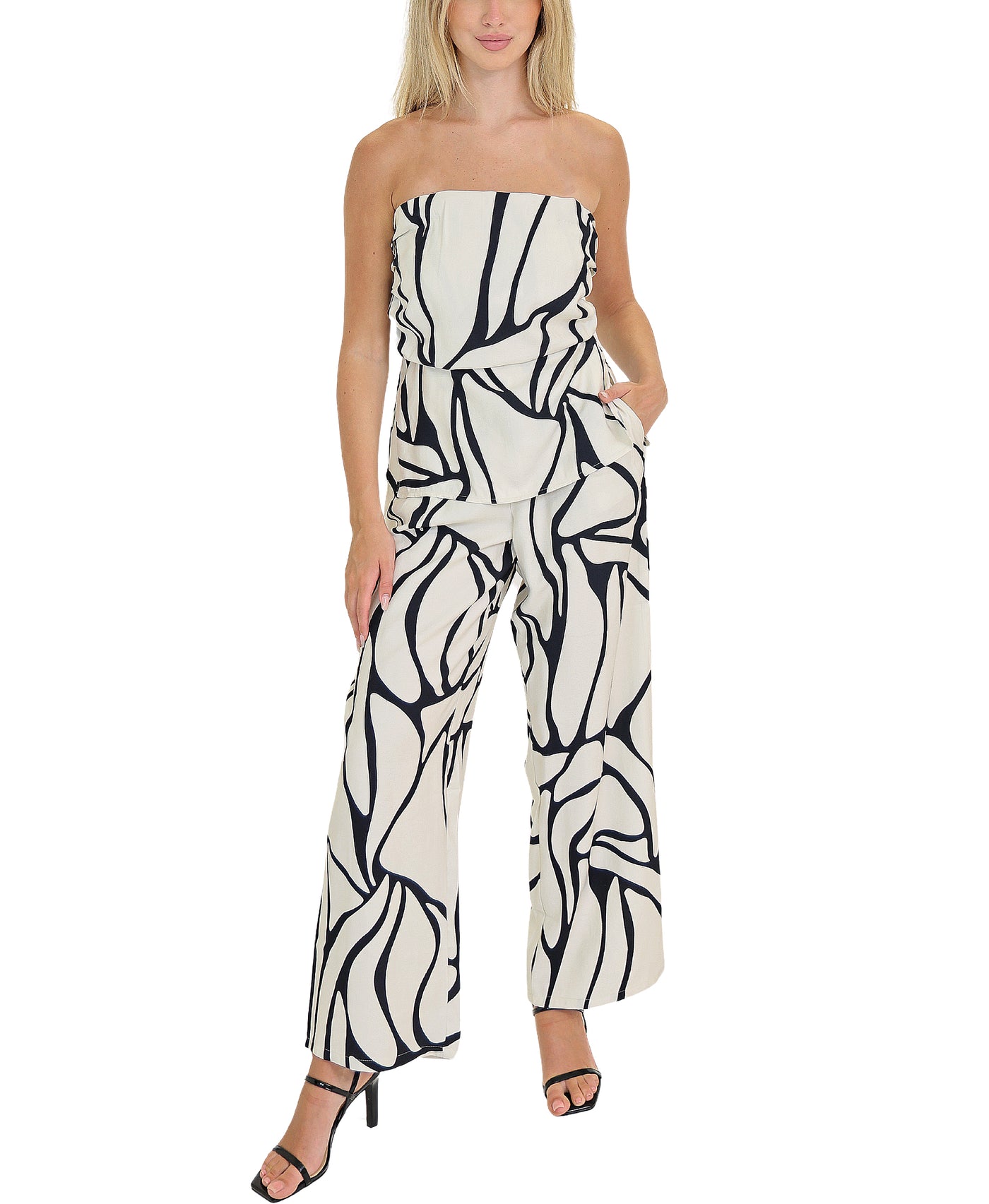 Printed Top & Pants Set - 2 Pc Set view 1