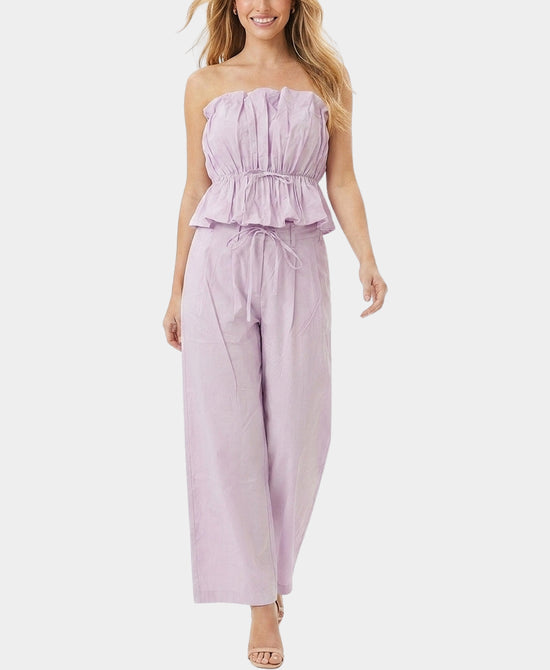 
Bubble Top & Pants Set- 2 Pc Set in LAVENDER view 1