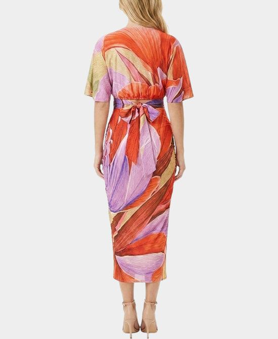 
Printed Blouse & Skirt Set - 2 Pc Set in RED MULTI view 2