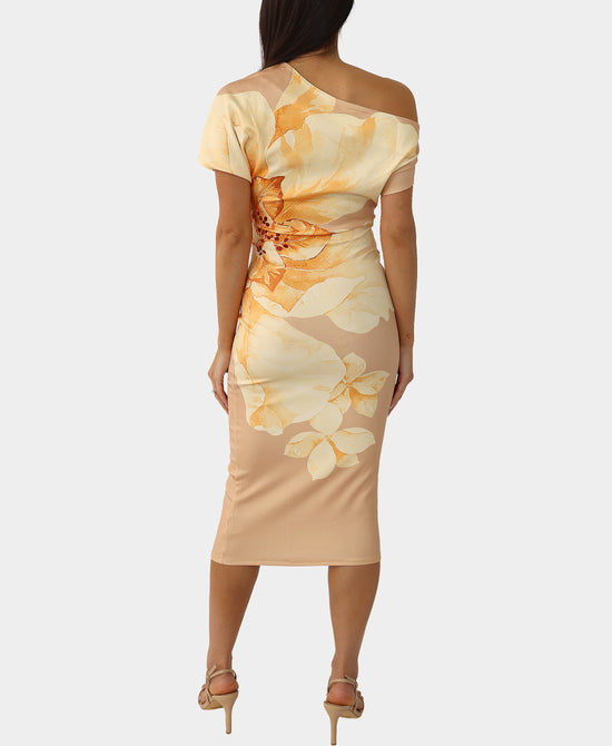 Floral Print Midi Dress view 2