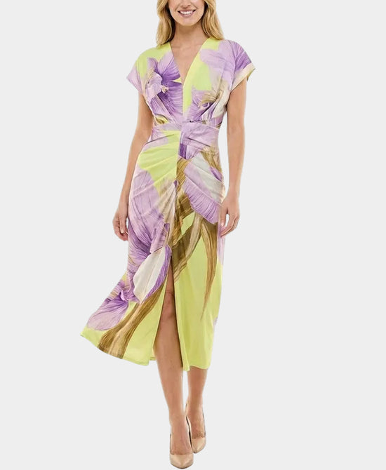 Printed Midi Dress view 1