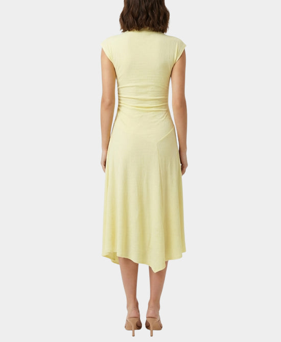 Solid Mock Neck Midi Dress view 2