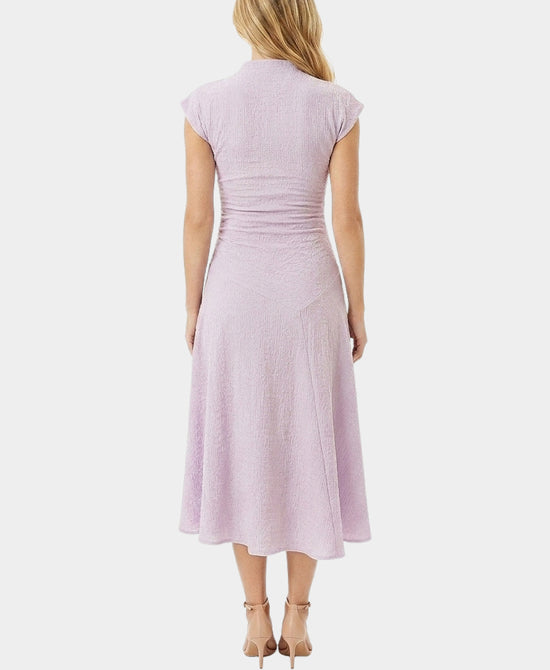 
Midi Dress w/ Ruched Side in LAVENDER view 2