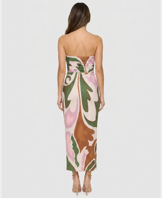 
Printed Maxi Dress in MULTI view 2