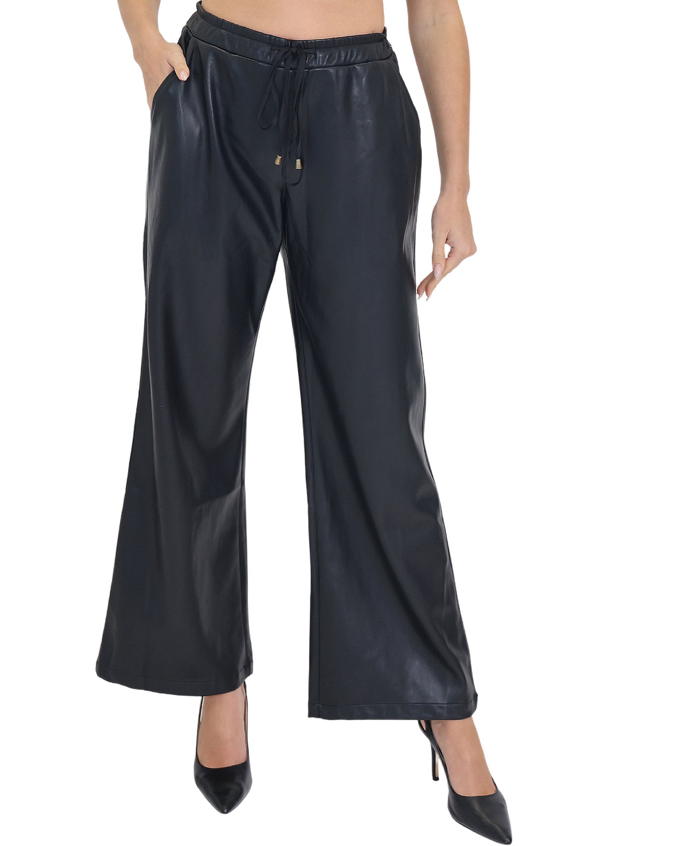 Faux Leather Pants view 1