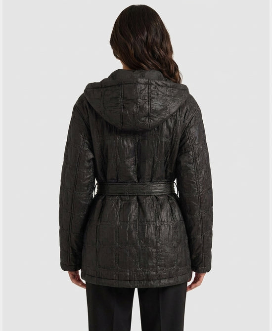 
Quilted Lightweight Jacket in BLACK view 2