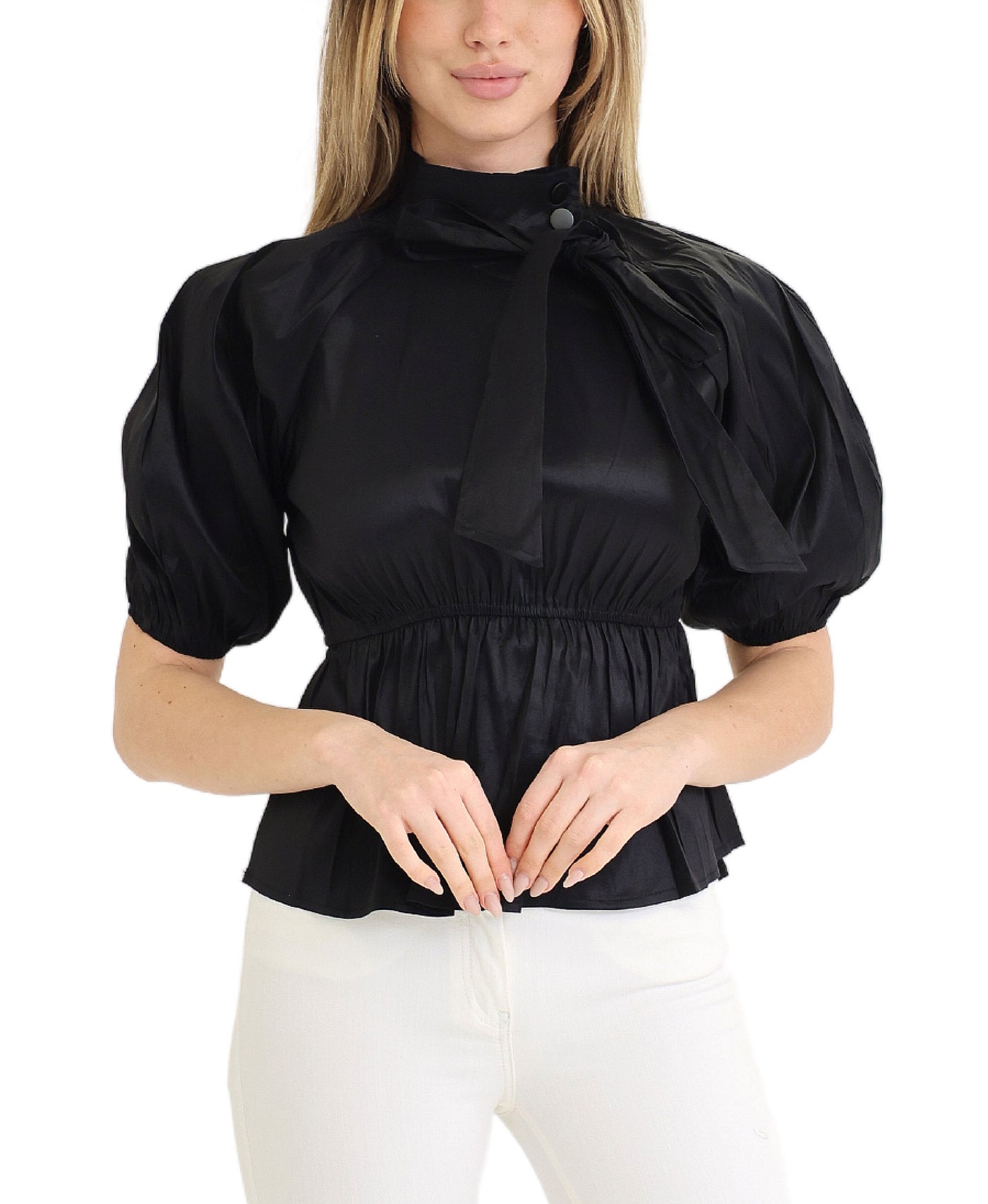 Puff Sleeve Top view 1