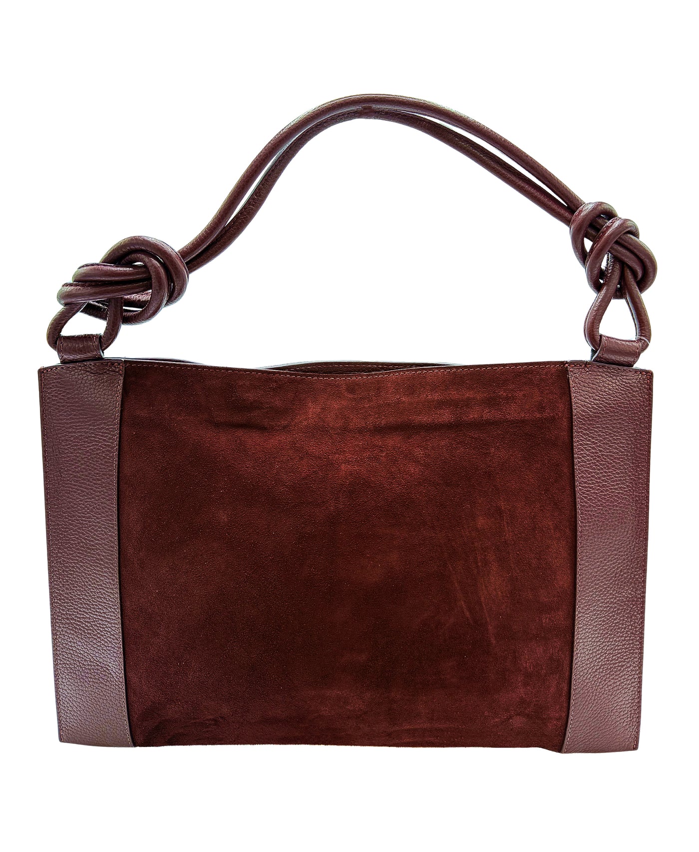 Suede & Leather Shoulder Bag view 1