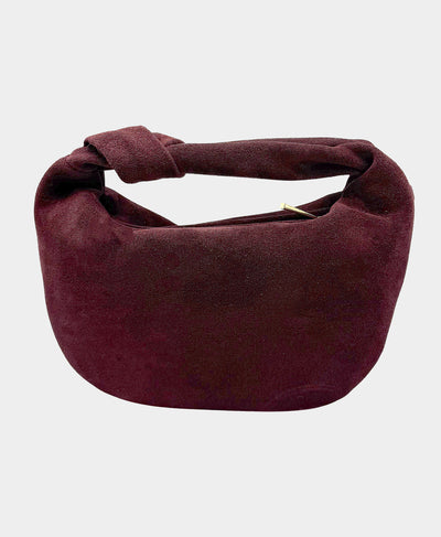 Suede Knotted Handbag image 2