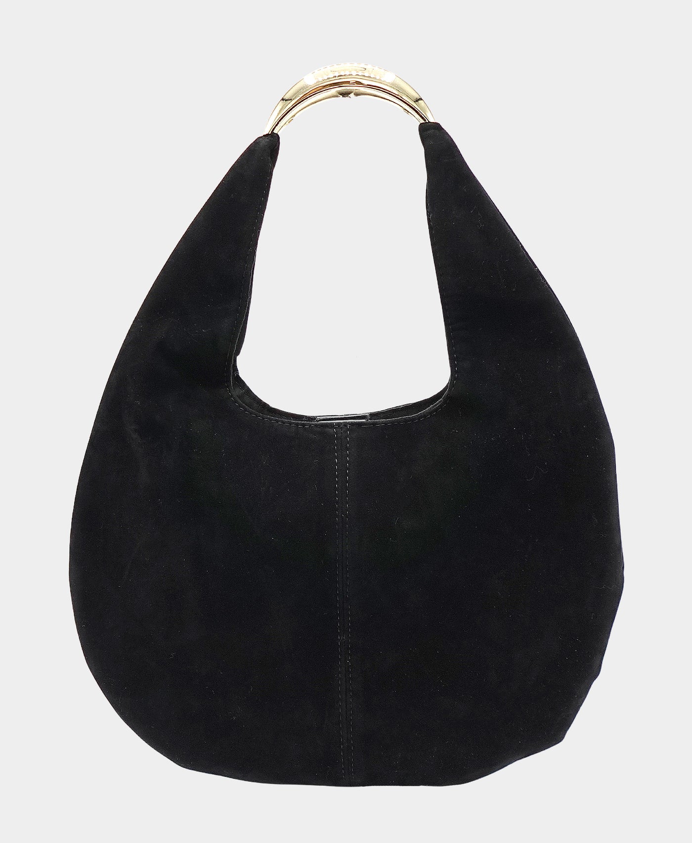 Faux Suede Hobo Bag view 1