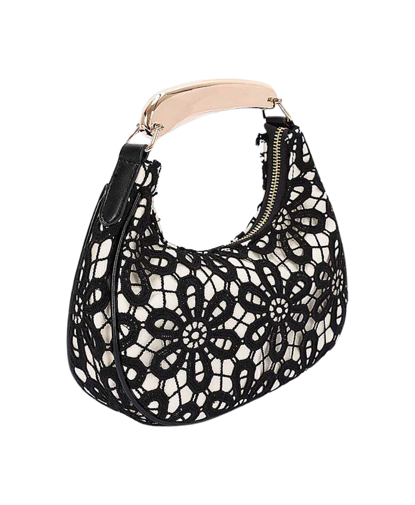 Crochet Flower Handbag view 1