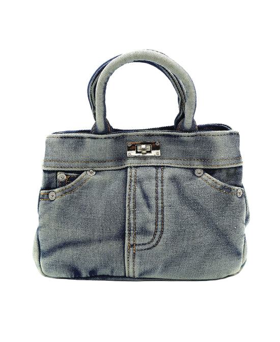 Mini Denim Handbag view 