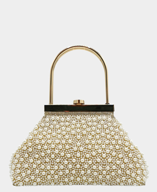Pearl Embellished Evening Bag view 1