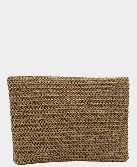 "Summer" Straw Pouch Bag view 2