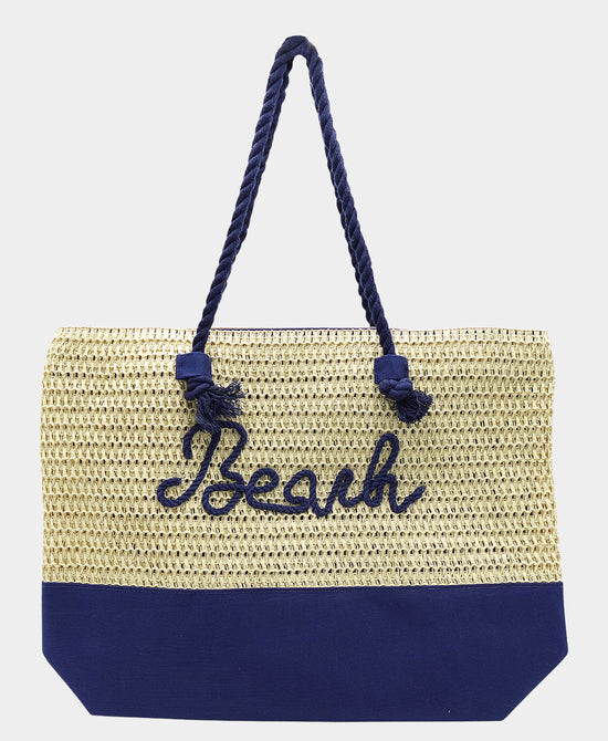 "Beach" Mixed Media Tote Bag view 1