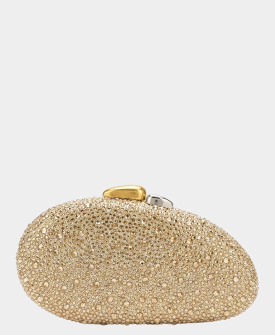 
Crystal Clutch Bag in GOLD view 1