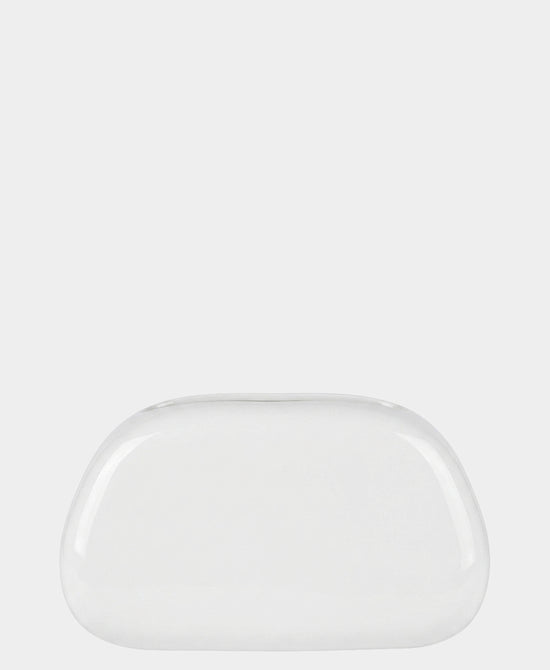 
Metal Handle Clutch Bag in WHITE view 2