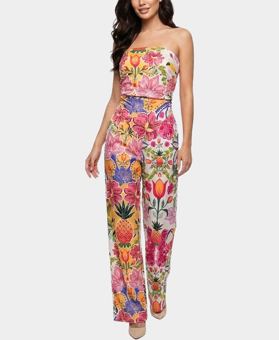 
Printed Scarf Top & Pants Set- 2 Pc Set in MULTI view 1