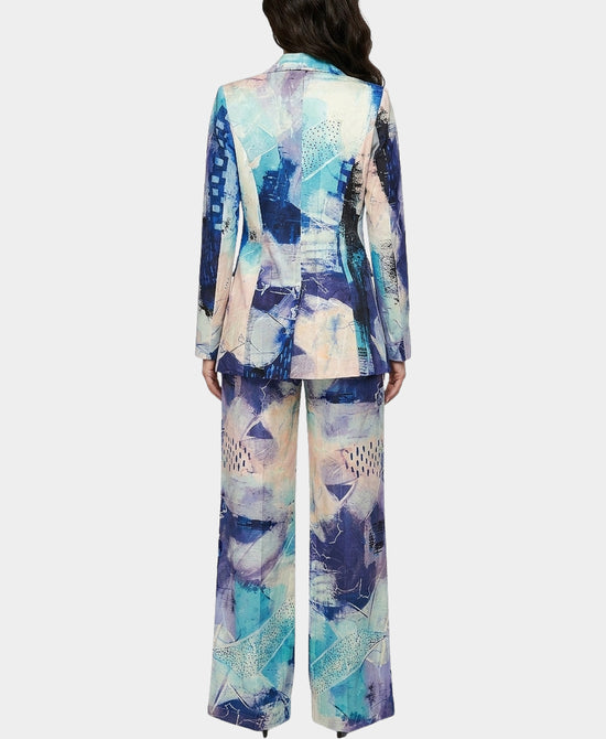 
Abstract Print Blazer & Pants Set- 2 Pc Set in MULTI view 2