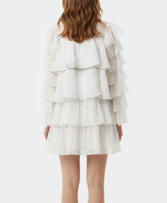 Tiered Zipper Trim Dress view 2