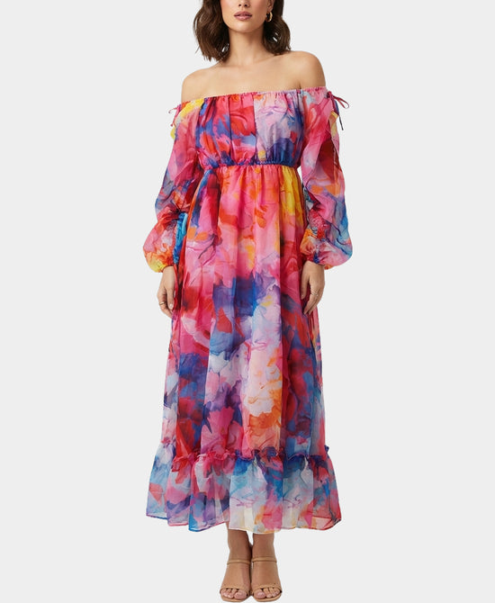 Printed Maxi Dress view 1