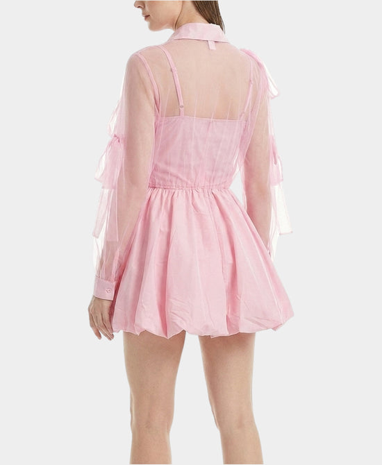 
Bubble Mini Dress in PINK view 2