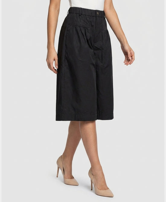 
Wide Leg Capri in BLACK view 1