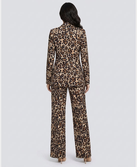 
Leopard Blazer & Pant Set- 2 Pc Set in MULTI view 2